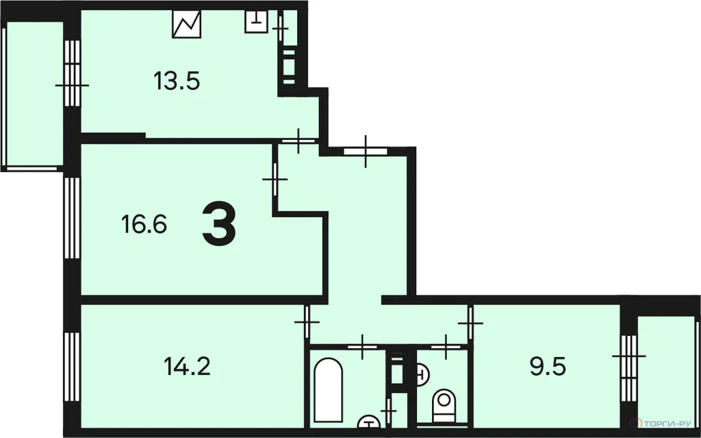 Продажа квартиры, Долгопрудная аллея - Фото 6
