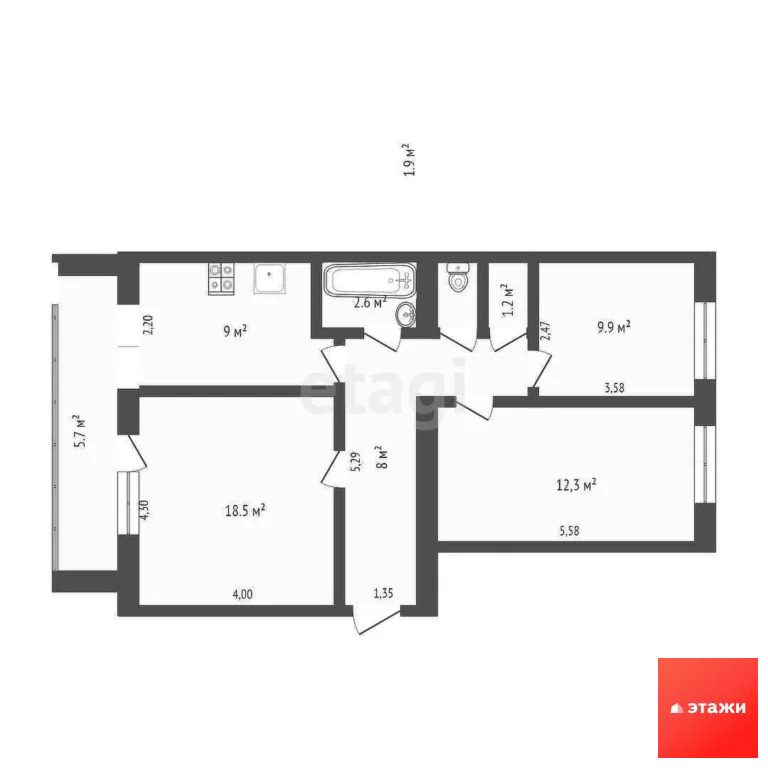 Продажа квартиры, Крымское, Сакский район, ул. Парковая - Фото 17