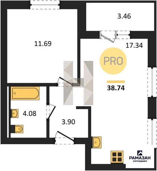 Продажа квартиры в новостройке, Казань, м. Козья слобода, ул. ... - Фото 1
