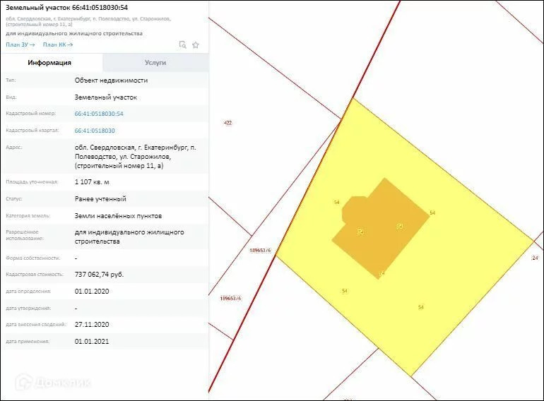 Купить Участок Екатеринбург Железнодорожный Район