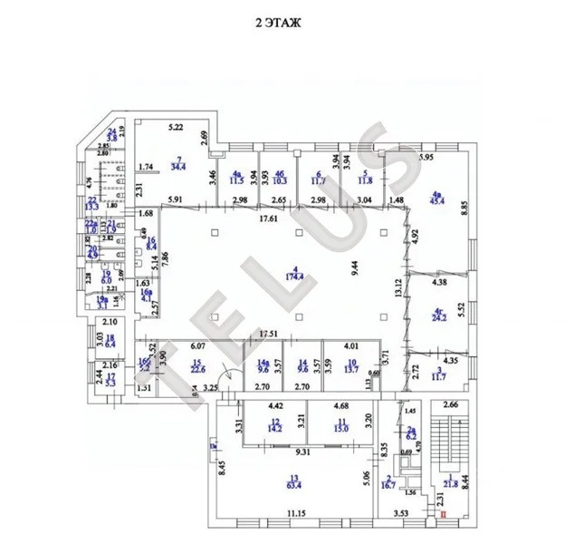 м Достоевская, 3-й Самотечный переулок, 2400 м2, Здание (ном. объекта: ... - Фото 12