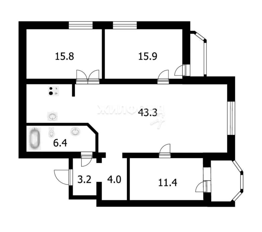 Продажа квартиры, Новосибирск, ул. Серебренниковская - Фото 19