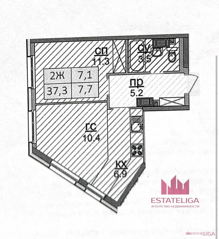 Продажа квартиры, Коммунарка, Сосенское с. п., Бачуринская улица - Фото 17