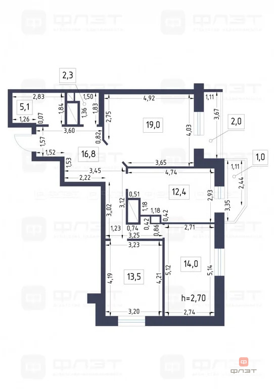 Продажа квартиры, Казань, ул. Абубекира Терегулова - Фото 35