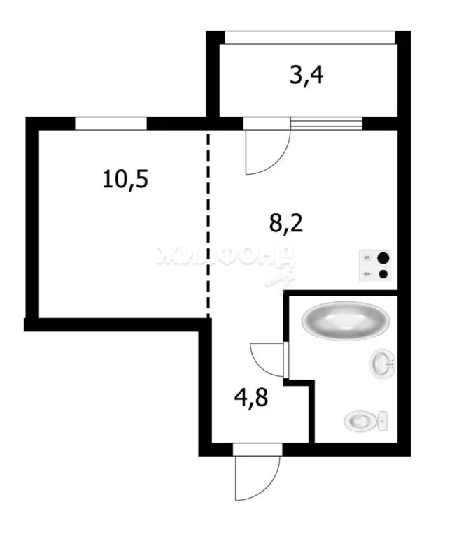 Продажа квартиры, Новосибирск, Адриена Лежена - Фото 8