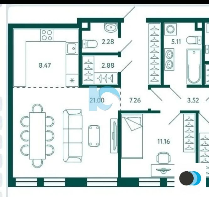 Продажа квартиры, Уфа, ул. Заки Валиди - Фото 11