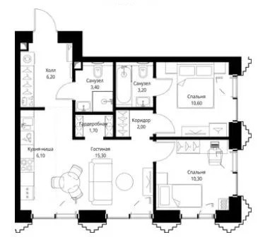 Продажа квартиры в новостройке, м. Давыдково, ул. Верейская - Фото 7