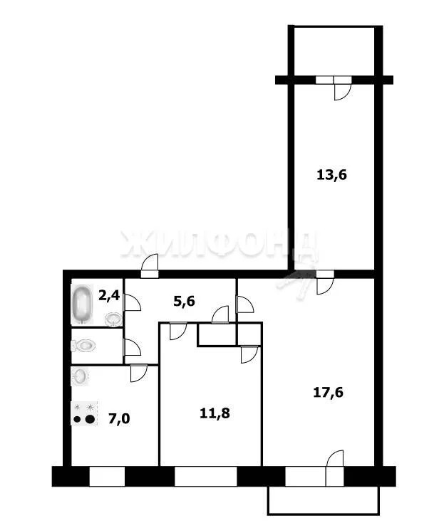 Продажа квартиры, Новосибирск, ул. Бориса Богаткова - Фото 0