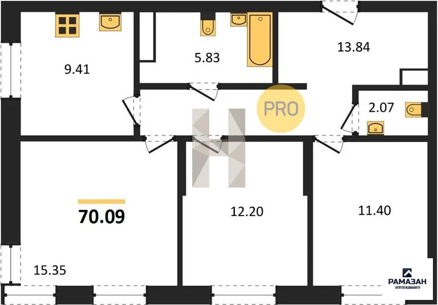 Продажа квартиры в новостройке, Казань, Ярышлар ул. - Фото 1