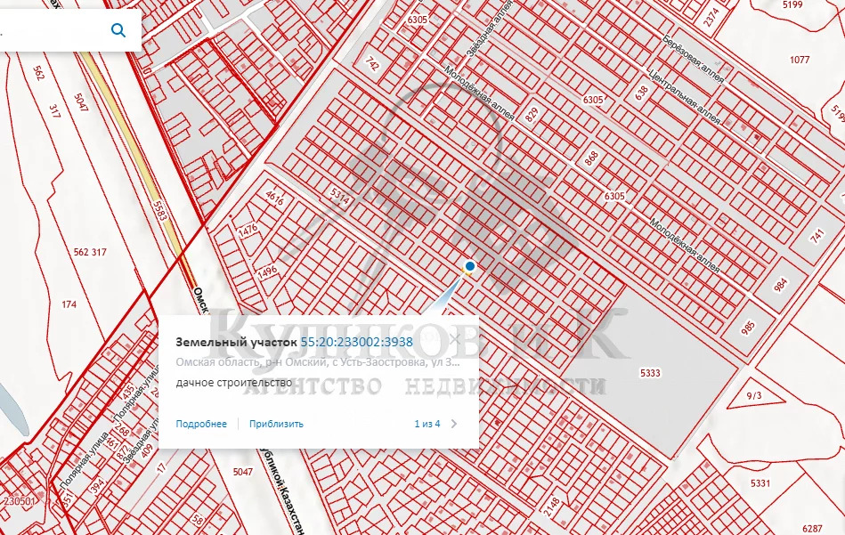 Публичная кадастровая карта усть заостровка омская область