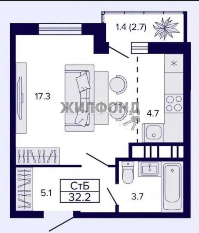 Продажа квартиры, Новосибирск, ул. Бородина - Фото 0