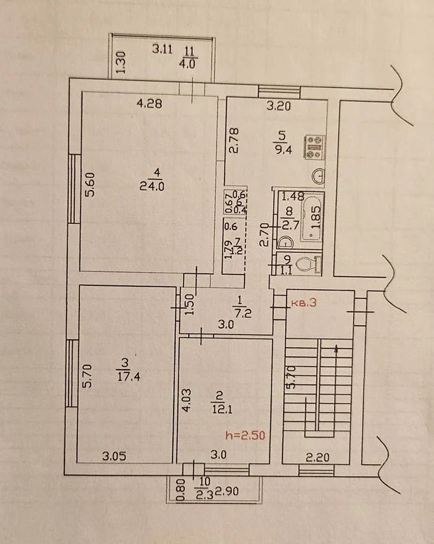 Продажа квартиры, Абинск, Абинский район, ул. Нефтепромысловая - Фото 27