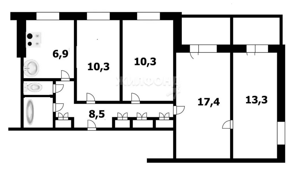 Продажа квартиры, Новосибирск, ул. Кропоткина - Фото 24