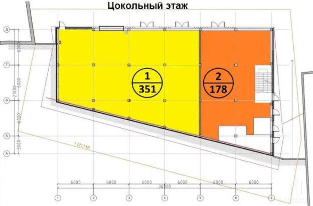 Офис 50 м2 - Фото 1