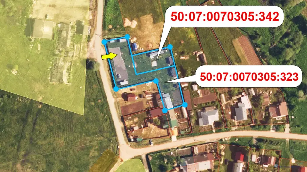 Часть дома с коммуникациями в д. Коняшино Волоколамского района МО - Фото 12