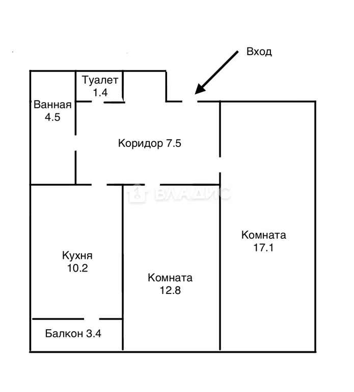 Санкт-Петербург, проспект Героев, д.25к1, 2-комнатная квартира на ... - Фото 35