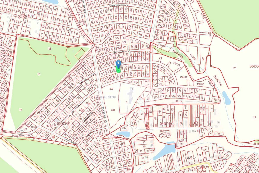 Карта кривцы раменский район