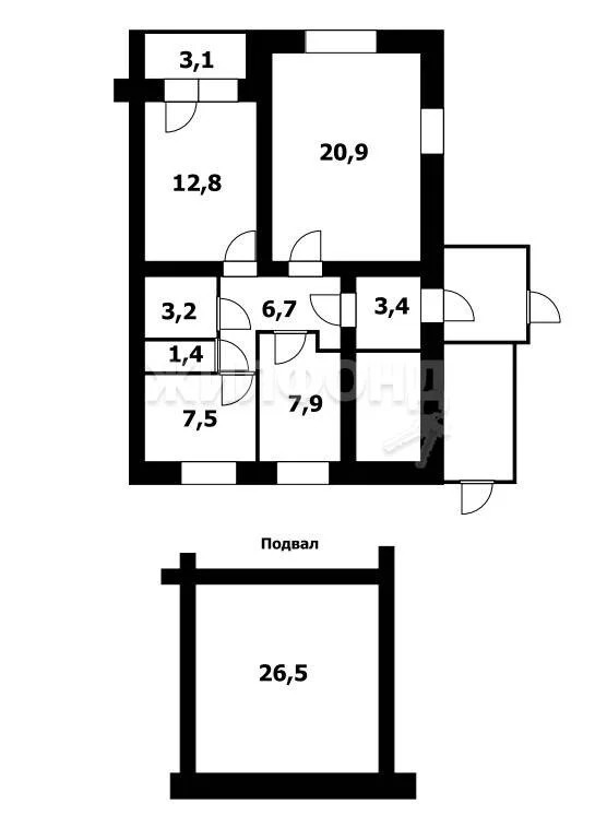 Продажа квартиры, Ордынское, Ордынский район, ул. Водостроевская - Фото 11