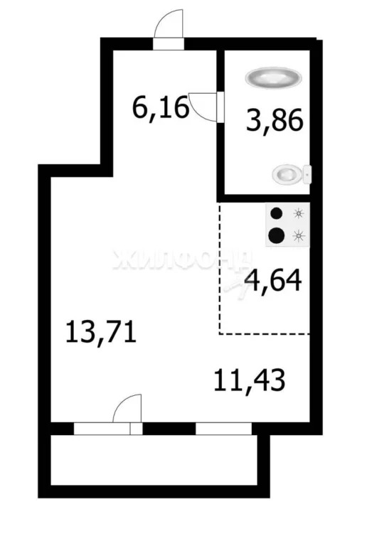 Продажа квартиры, Новосибирск, Звёздная - Фото 15