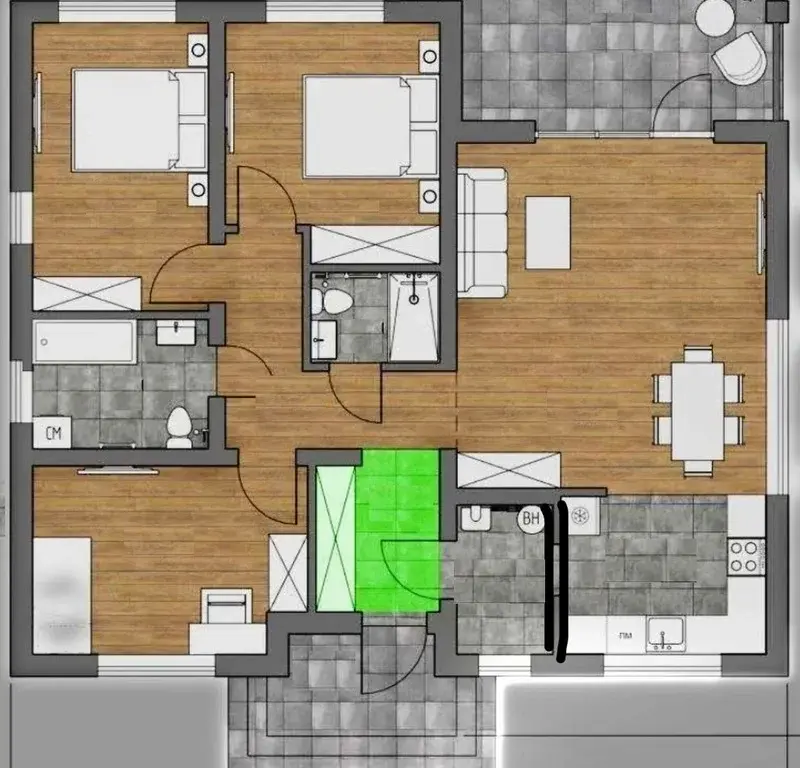 Дом в деревне Городище-2 - Фото 3