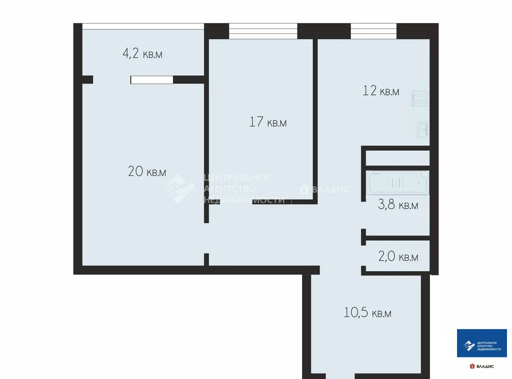 Продажа квартиры, Рязань, Право-Лыбедская улица - Фото 18
