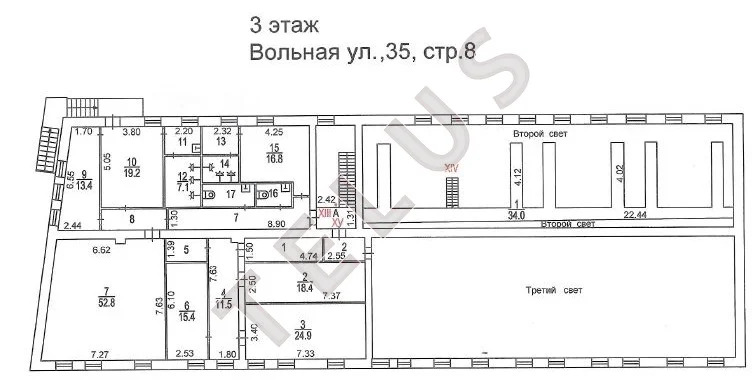 м. Семеновская, ул. Вольная, 1540 м2, Здание (ном. объекта: 6626) - Фото 13