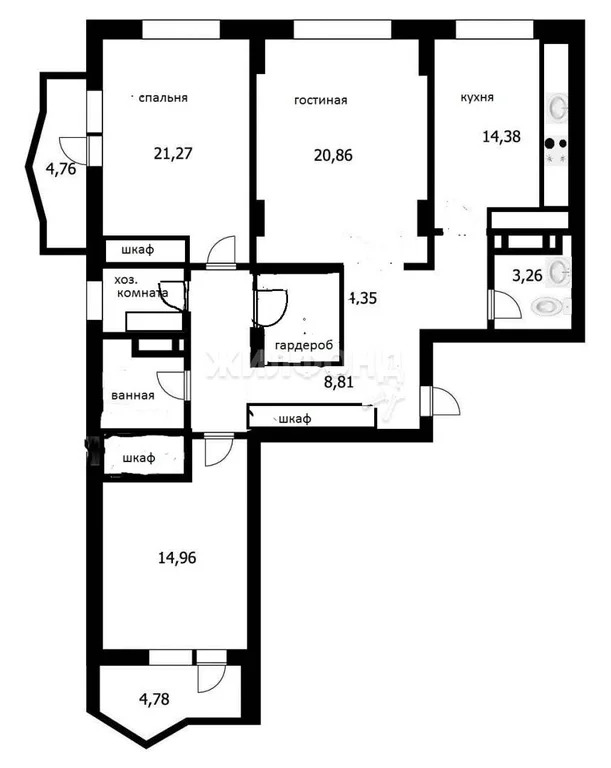 Продажа квартиры, Новосибирск, ул. Романова - Фото 21