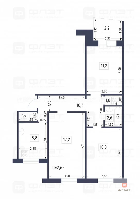 Продажа квартиры, Казань, ул. Академика Лаврентьева - Фото 15