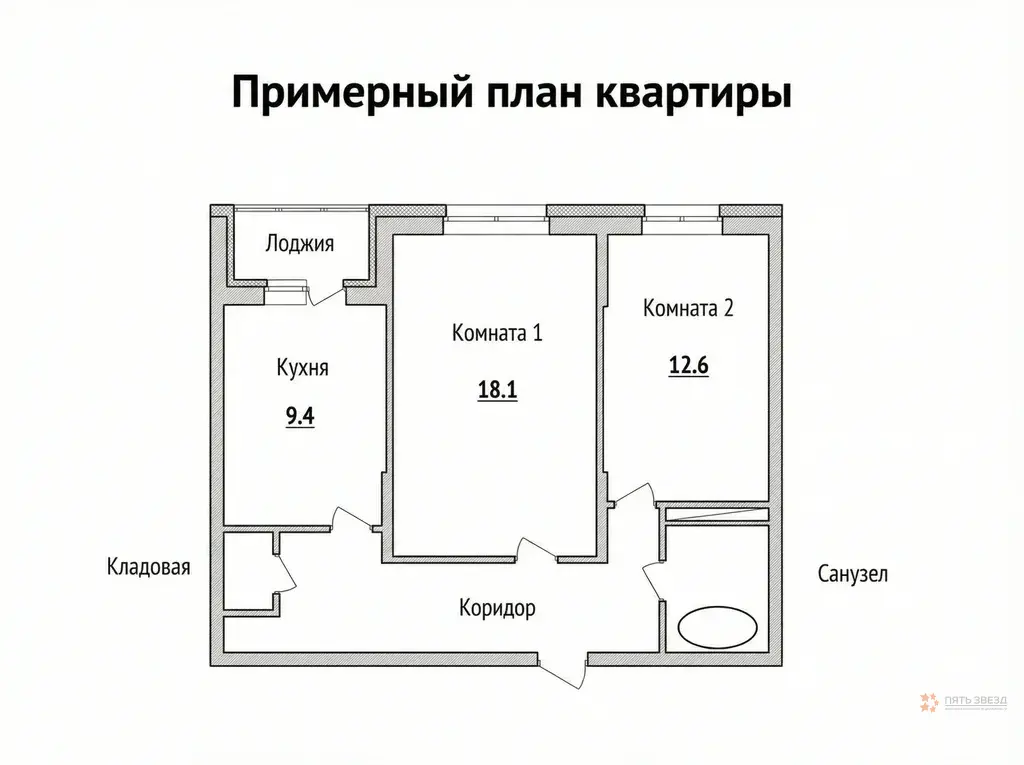 Продается 2-комнатная квартира Комсомольская, 17Б - Фото 22
