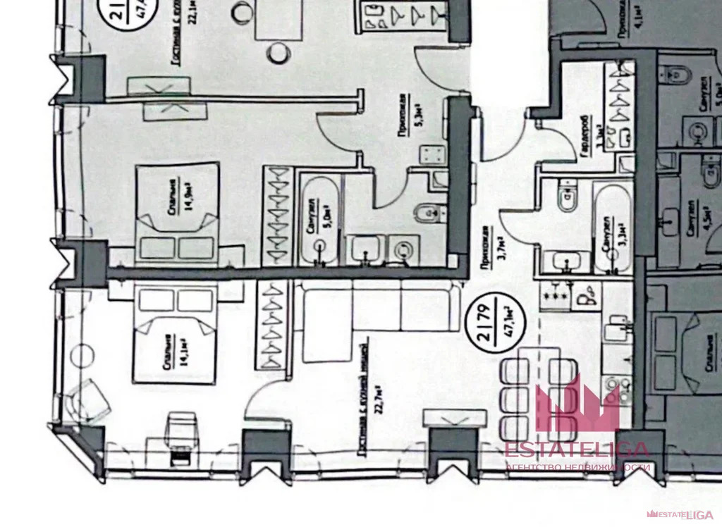 Аренда квартиры, 1-й Сетуньский проезд - Фото 17