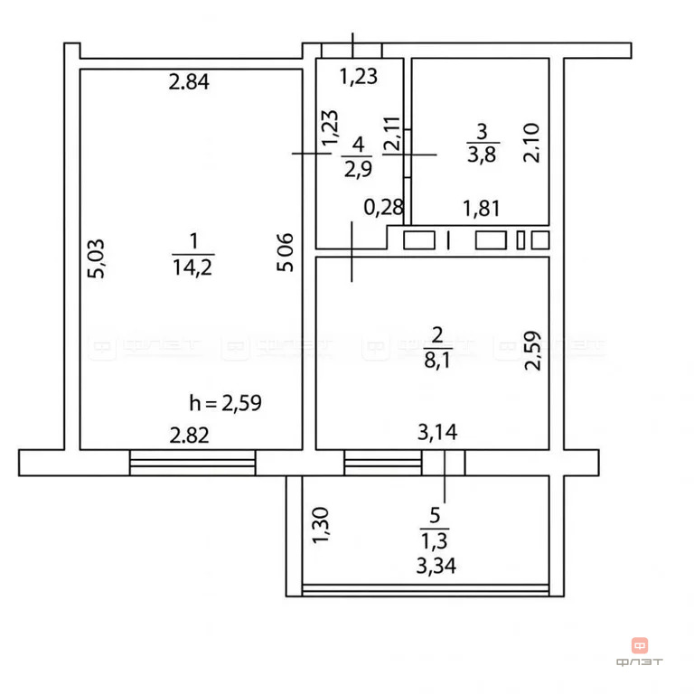 Продажа квартиры, Казань, проспект Ильгама Шакирова - Фото 19