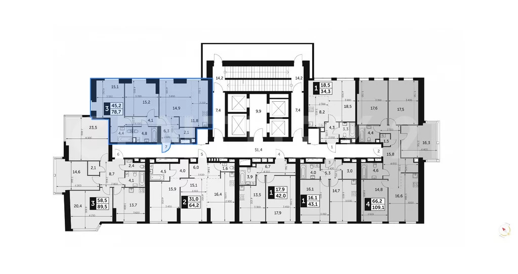 Продажа квартиры в новостройке, Академика Волгина ул, 2с2 - Фото 1