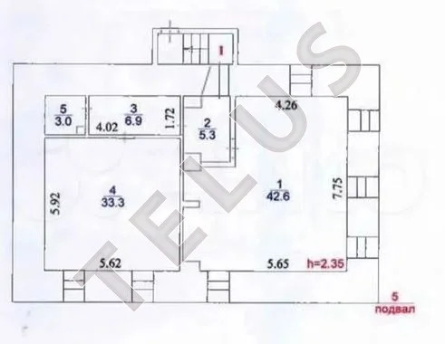 м Красные ворота. ул Новая Басманная 314м2 (ном. объекта: 8025) - Фото 7