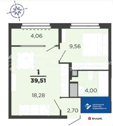 Продажа квартиры в новостройке, Рязань, территория Метропарк - Фото 2
