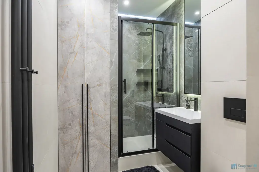 Евро-3 квартира 65,1 м2 в ЖК «Тринити» | 31 этаж - Фото 17