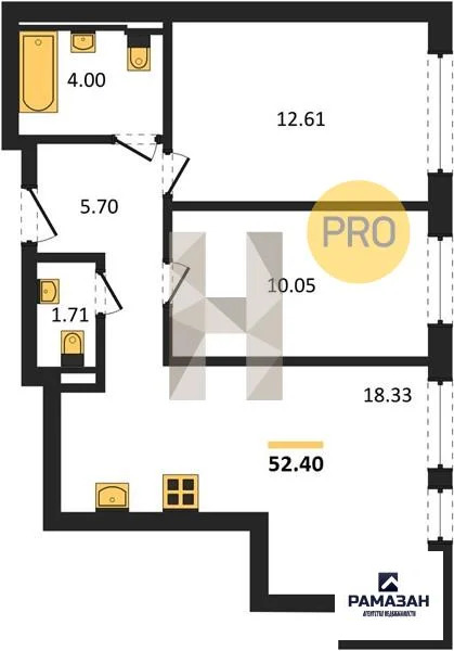 Продажа квартиры в новостройке, Казань, м. Козья слобода, ул. ... - Фото 1