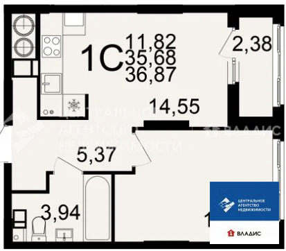 Продажа квартиры, Рязань, жилой комплекс Вдохновение - Фото 15