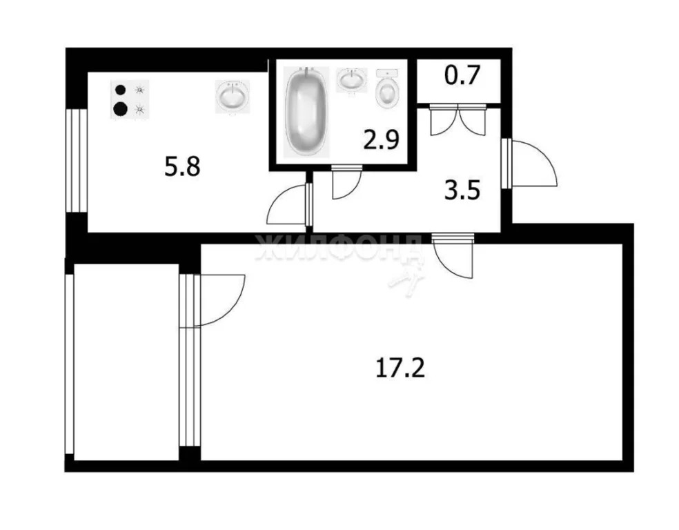 Продажа квартиры, Новосибирск, ул. Дуси Ковальчук - Фото 20