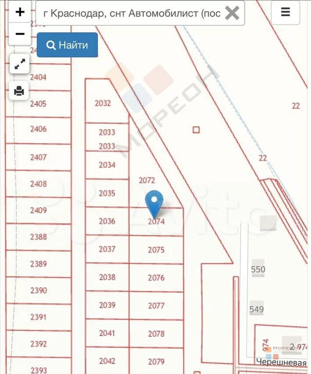 Карта снт автомобилист