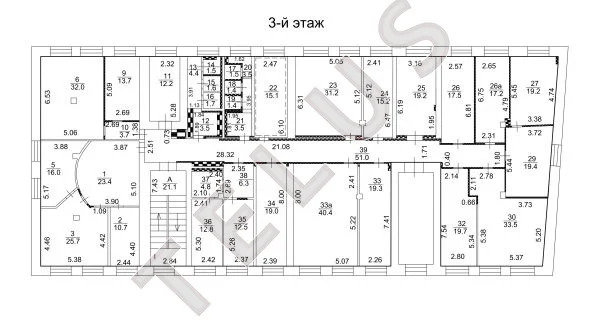 м Баррикадная, ЦАО, Большой Тишинский пер., 1727 м2, Часть здания ... - Фото 14