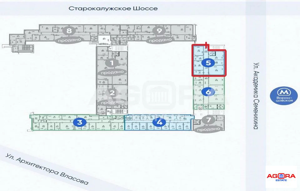 Продажа офиса, м. Воронцовская, Старокалужское ш. - Фото 7