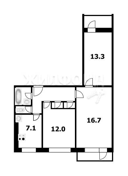 Продажа квартиры, Новосибирск, ул. Зорге - Фото 13