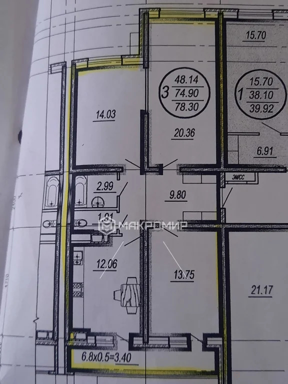 Продажа квартиры, Краснодар, им. генерала И.Л. Шифрина ул. - Фото 22