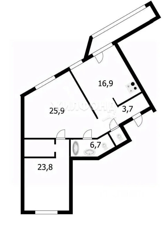 Продажа квартиры, Новосибирск, ул. Орджоникидзе - Фото 26