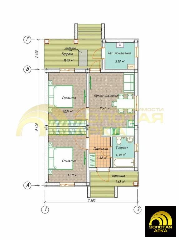 Продажа дома, Голубицкая, Темрюкский район, ул. Кубанская - Фото 17