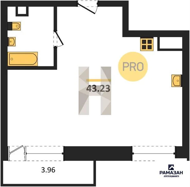 Продажа квартиры в новостройке, Казань, м. Суконная слобода, ул. ... - Фото 1