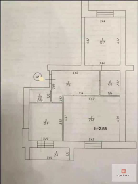 Продажа квартиры, Казань, ул. Галимджана Баруди - Фото 12