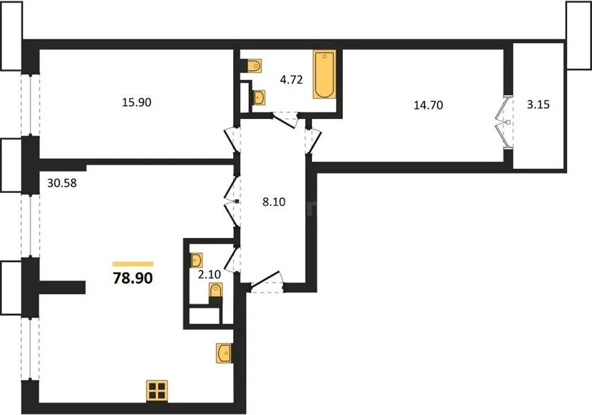 Продажа квартиры в новостройке, Севастополь, ул. Мате Залки - Фото 1