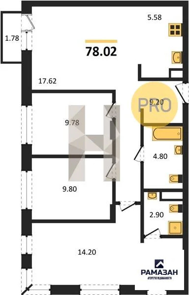 Продажа квартиры в новостройке, Казань, м. Проспект Победы, ... - Фото 1