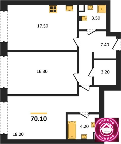 Продажа квартиры в новостройке, м. Технопарк, Андропова пр-кт. - Фото 0